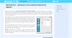 Desktop Screenshot of calc.derivoile.fr