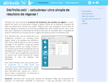 Tablet Screenshot of calc.derivoile.fr